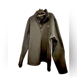 Under Armour. Cold Gear Sweater. Mens 1/4 button. Pullover.